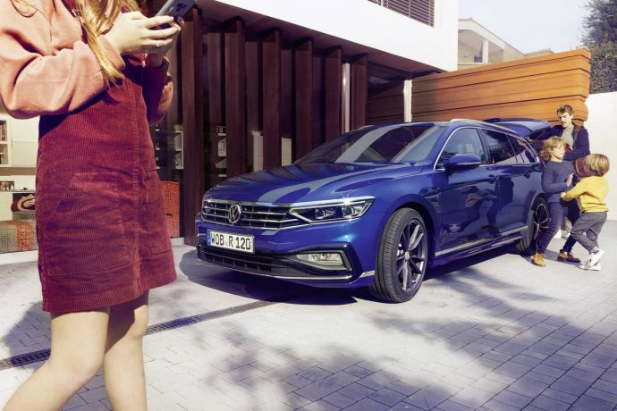 Nový Passat Variant přední pohled