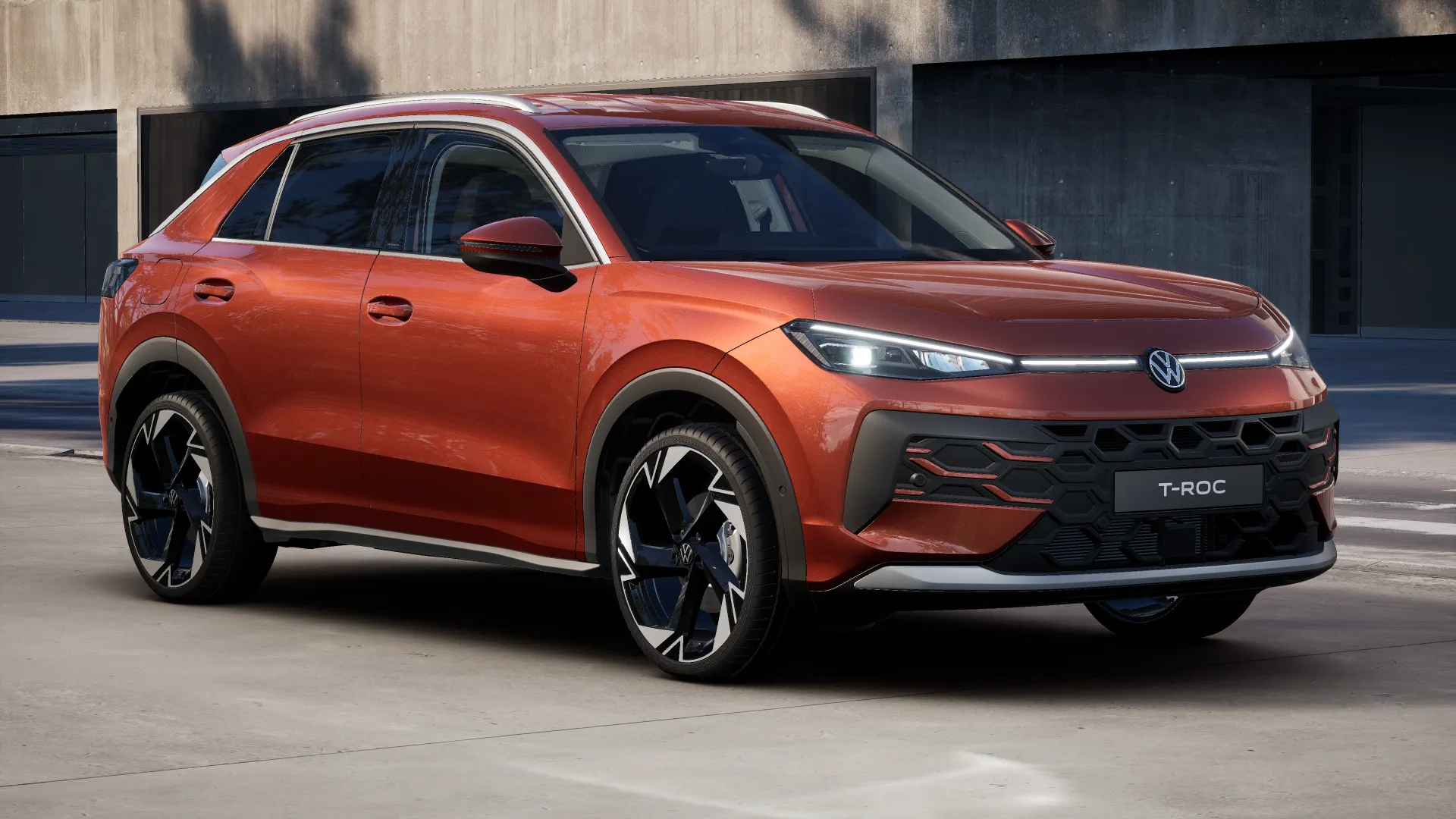 T-Roc červená Flame