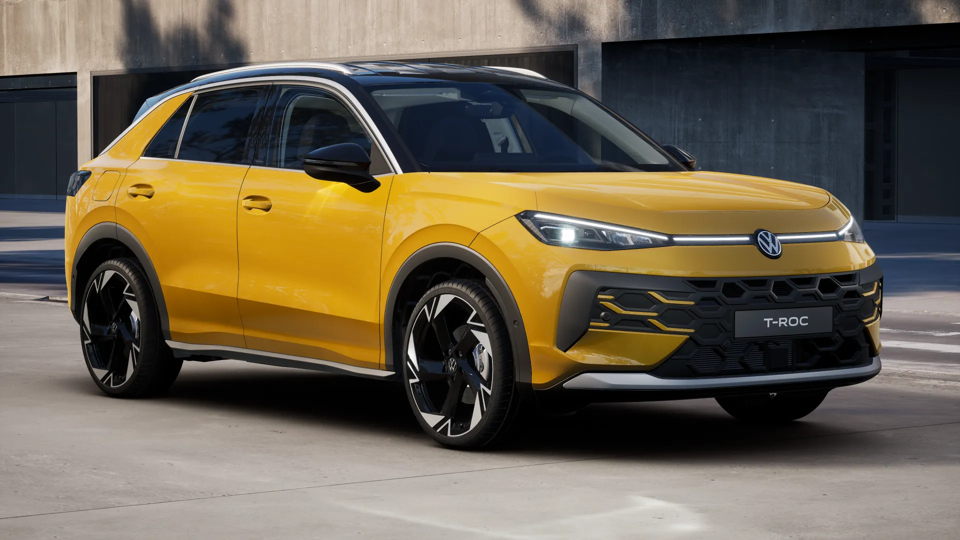 T-Roc žlutá Canary černá