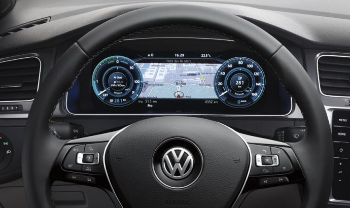 Volkswagen e-Golf kokpit
