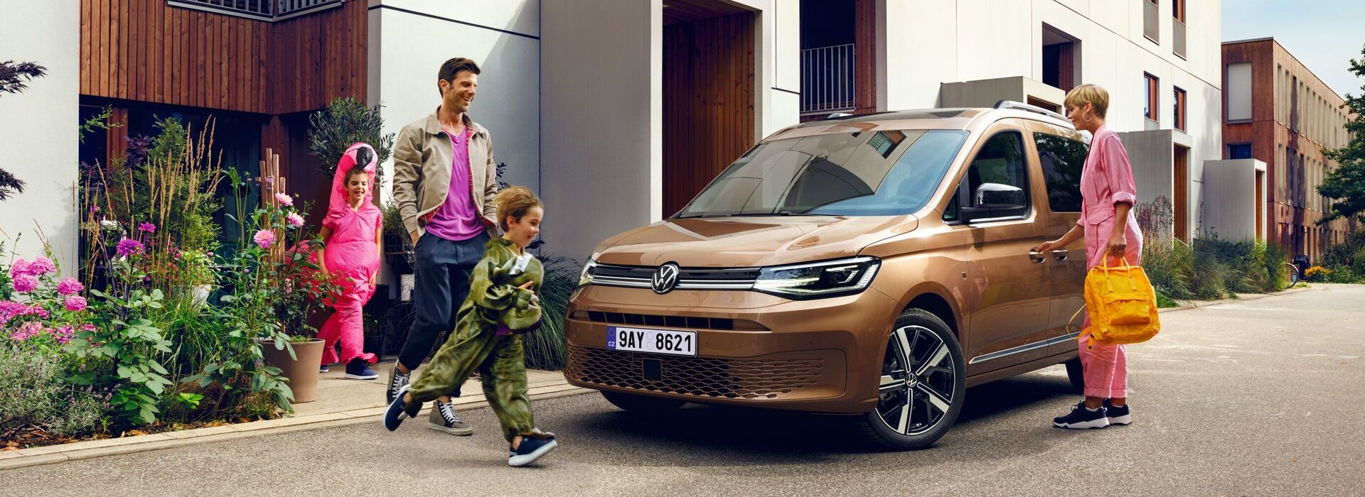 Volkswagen Caddy s rodinou